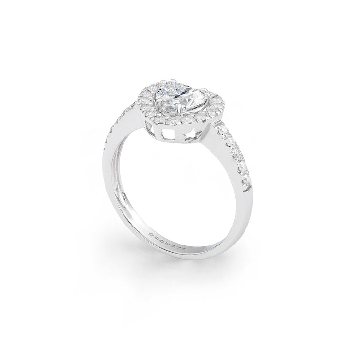 Comete Heart Ring i 750‰ guld med diamanter ANB2763