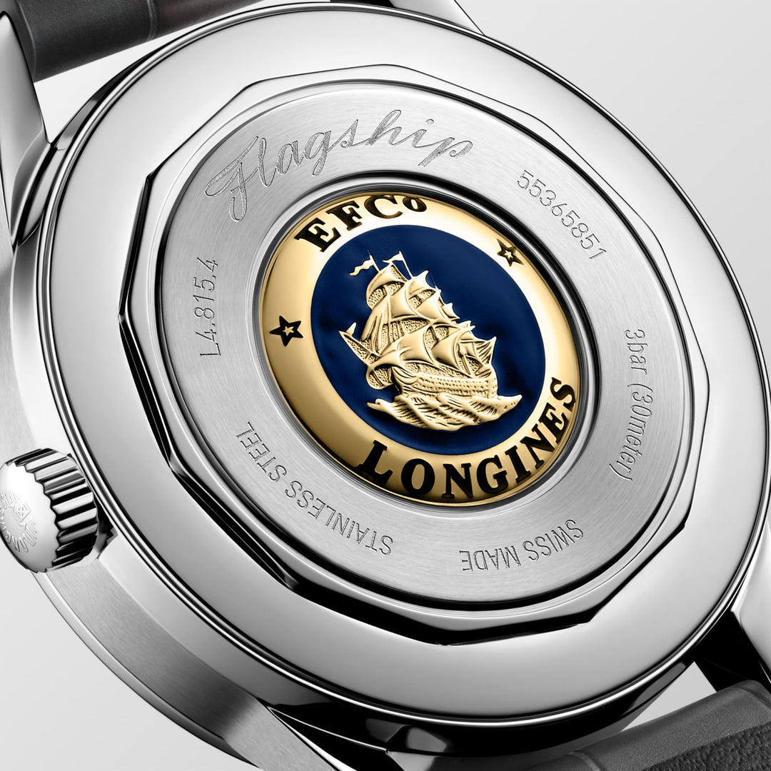 LONGINES – FLAGGSCHIFF HERITAGE MONDPHASE – L4.815.4.52.2