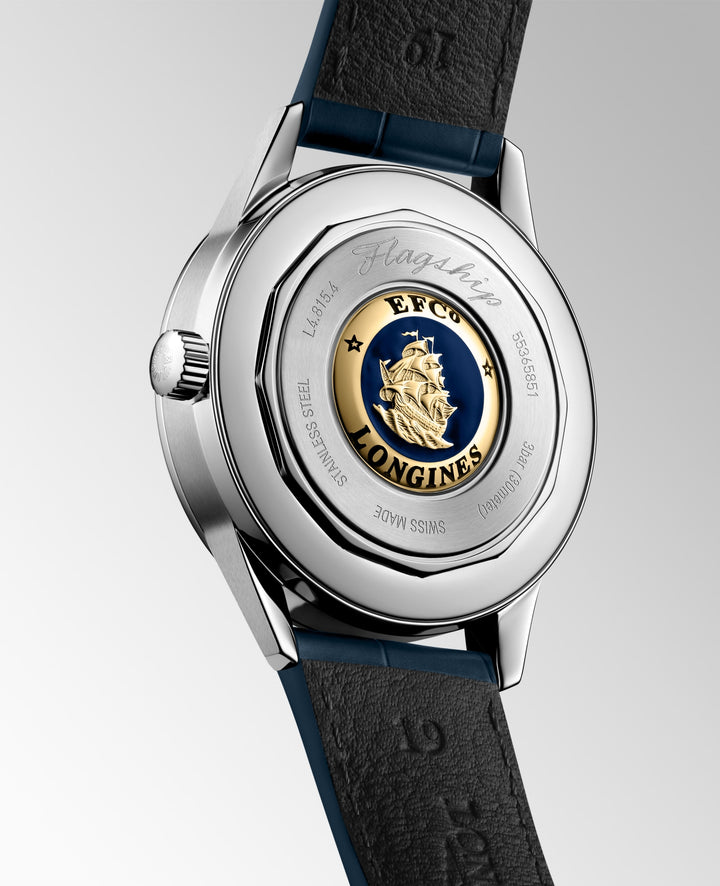 LONGINES – FLAGGSCHIFF HERITAGE MONDPHASE – L4.815.4.92.2