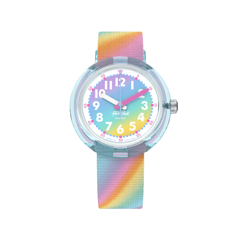 Flik Flak orologio LIQUID RAINBOW Organized Chaos 32mm FPNP152 - Capodagli 1937