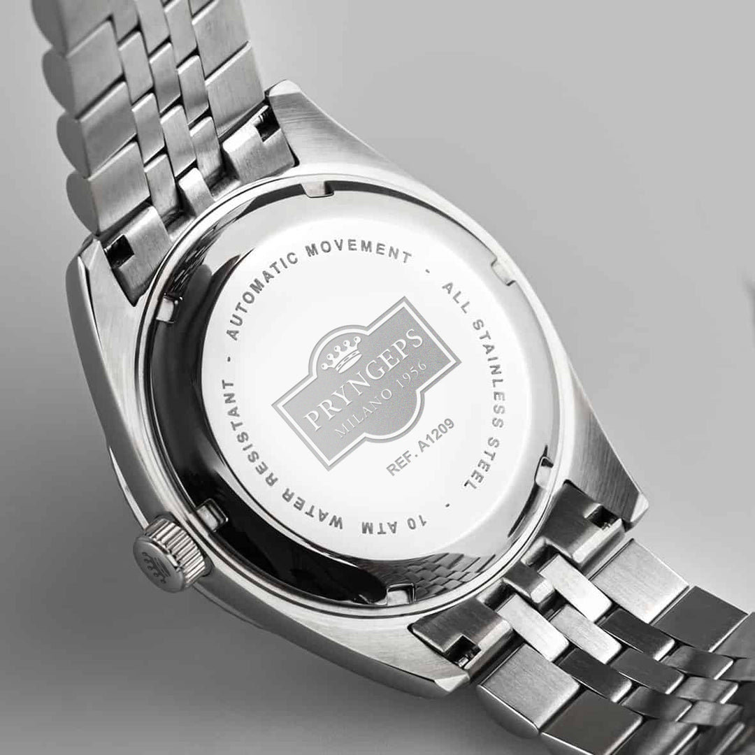 Pryngeps Erre X Malachite klocka 40mm grönt kvartsstål A1209 MA