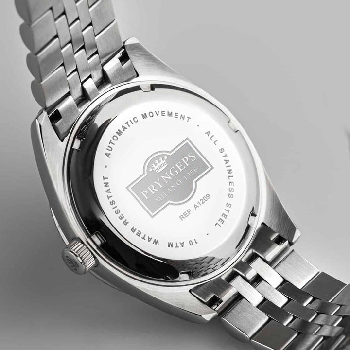 Pryngeps Erre X Malachite klocka 40mm grönt kvartsstål A1209 MA
