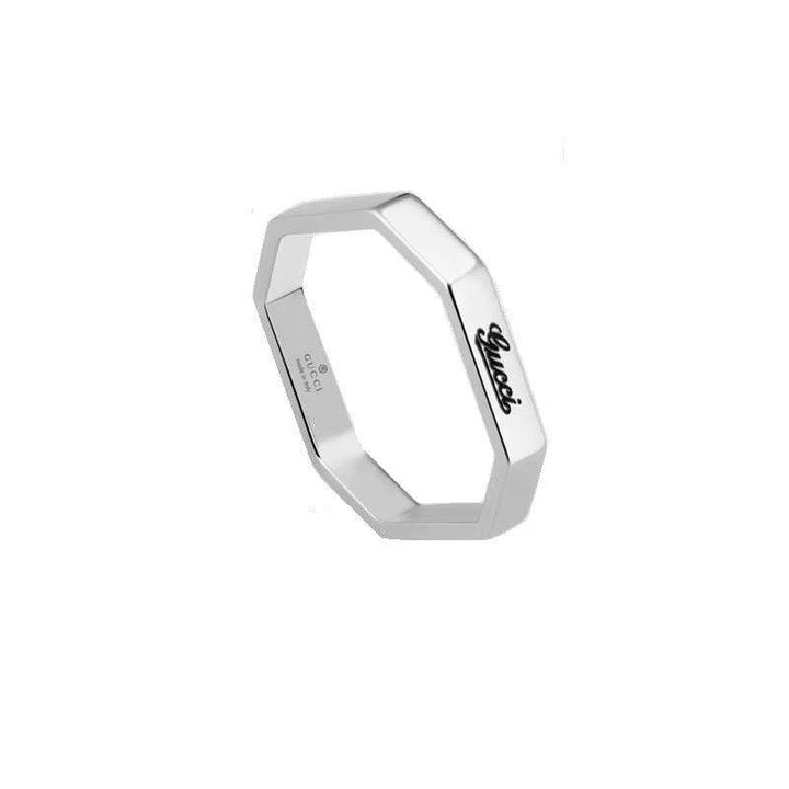 Gucci ring Gucci 18kt vitguld storlek 22 201946 J8500 9000
