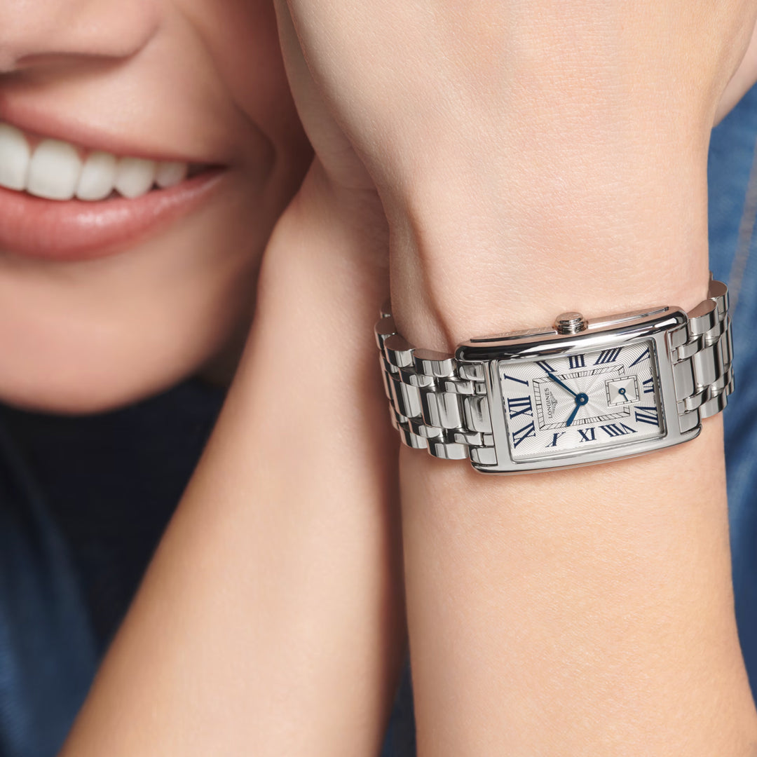 Longines DolceVita Uhr 23,30x37mm Silber Quarzstahl L5.512.4.71.6