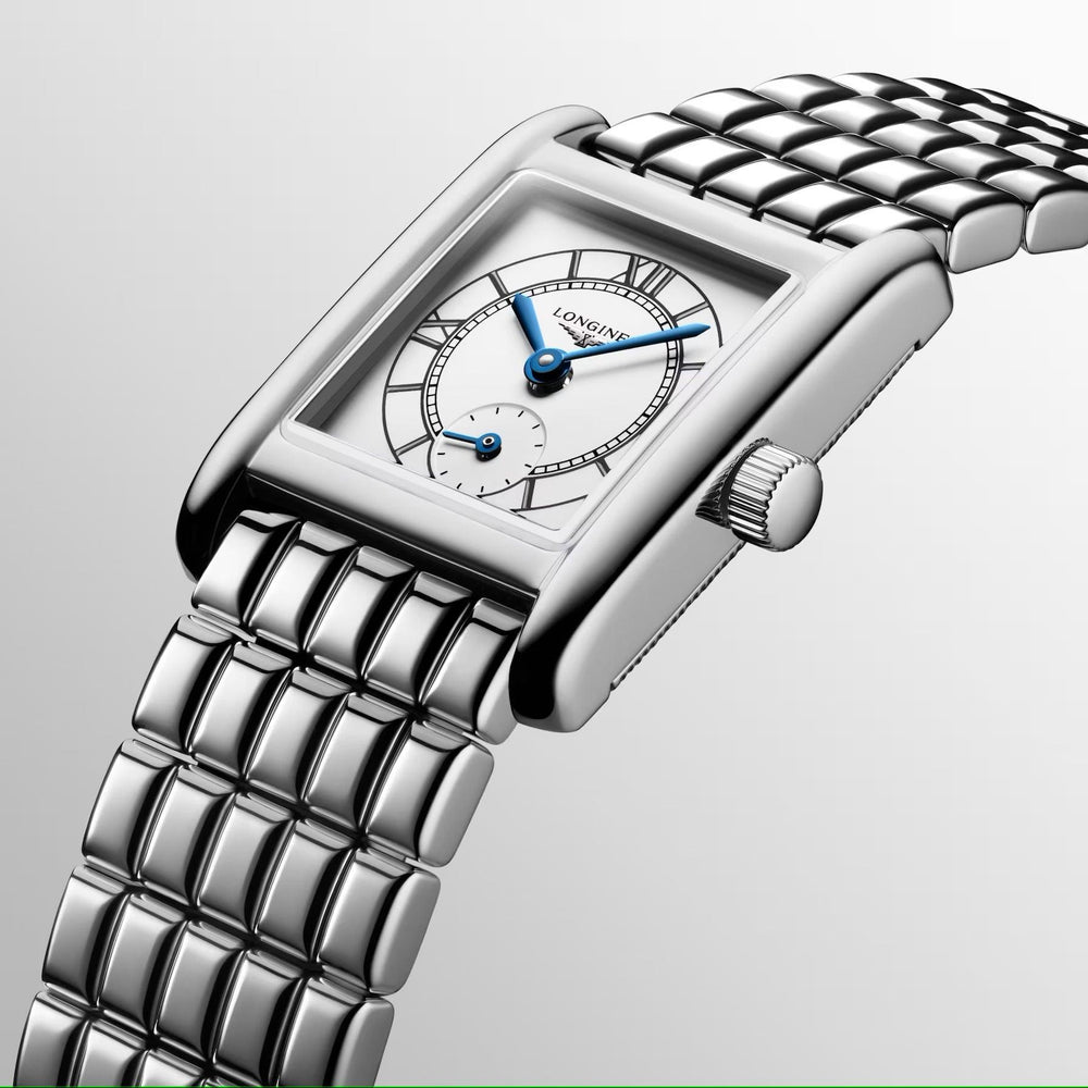 Longines Mini Dolcevita ur 21,5x29 mm sølvkvartsstål L5.200.4.75.6 - Capodagli 1937