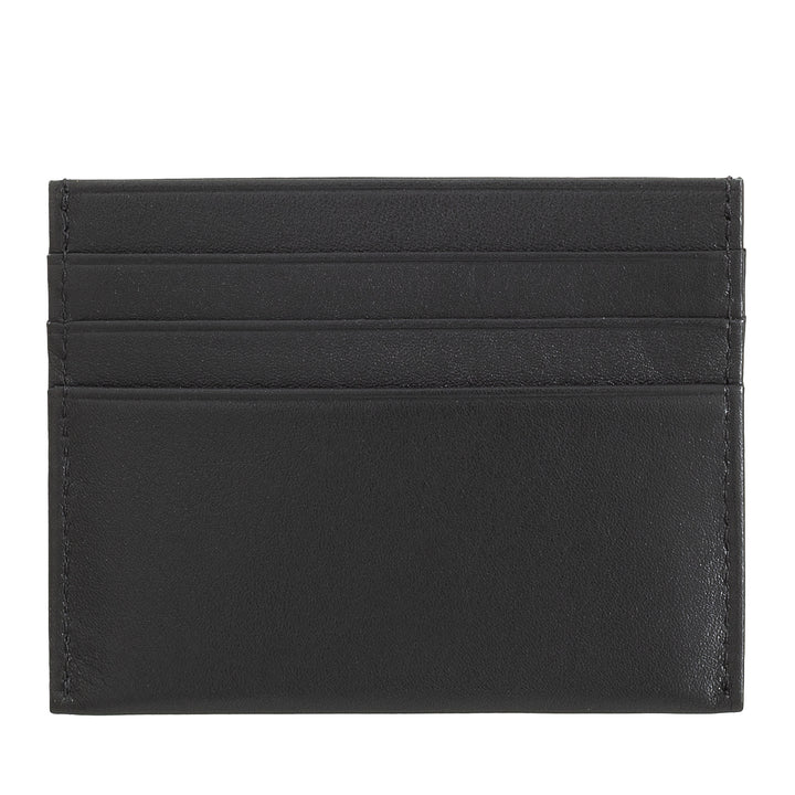 Nuvola leather holding card cards man men thinly pocket -sized in soft nappa leather with 6 pockets tessere