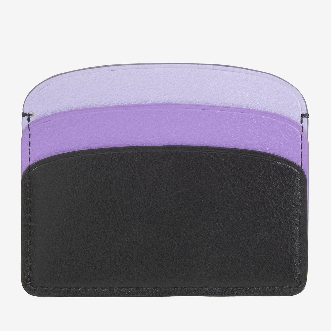 DUDU Dünner Kreditkartenhalter aus weichem Leder, Kartenhalter, Dokumentenhalter, Taschenplatte, schlankes Design, bunt