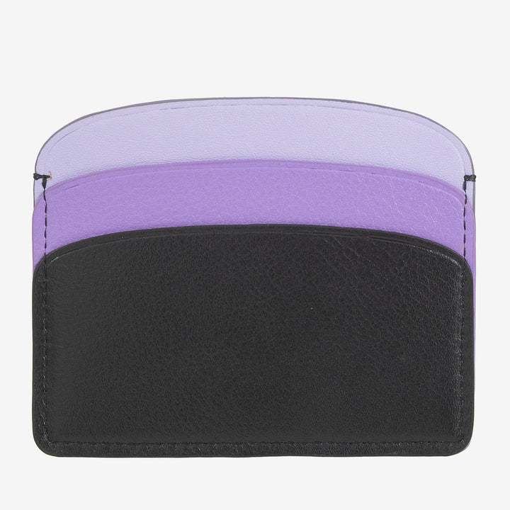 DUDU Dünner Kreditkartenhalter aus weichem Leder, Kartenhalter, Dokumentenhalter, Taschenplatte, schlankes Design, bunt