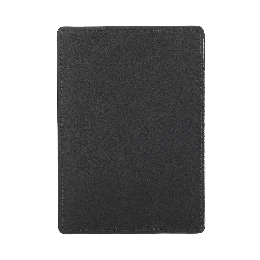 Nuvola leather holding cards men's man slim in nappa leather leather with button closure
