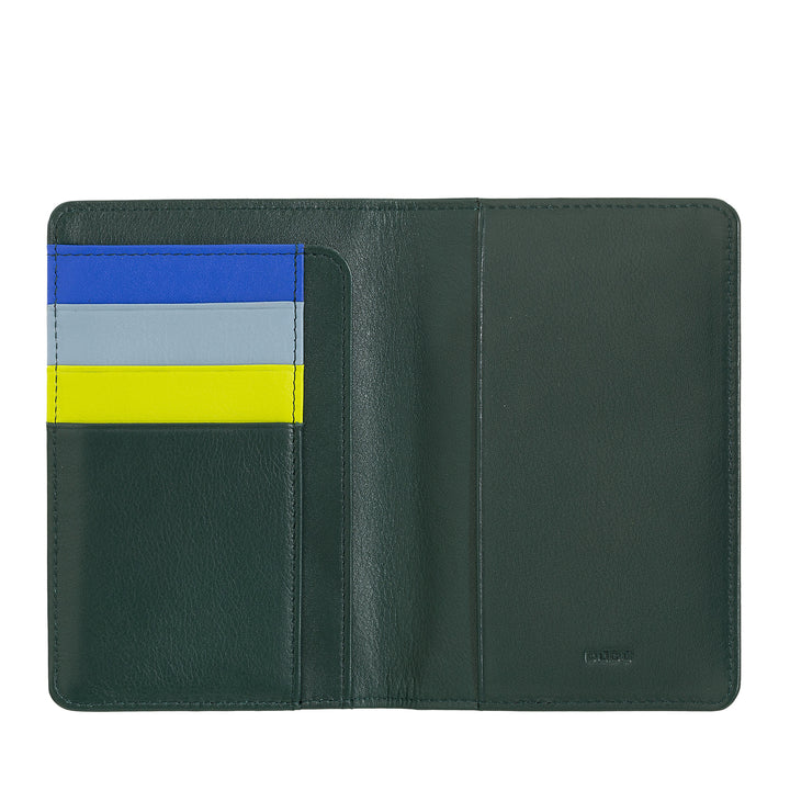 DUDU brings passport leather and credit cards RFID Multicolor