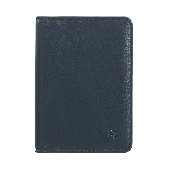 DUDU Case Porta Passport in Travel Leather with RFID protection and credit card holder