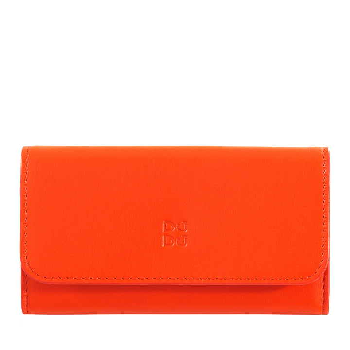 DUDUCCI CASTCCHIANCI IN COLORED LEATHER WITH 5 AUTO HOUSE Rings, Minimal Design, with button