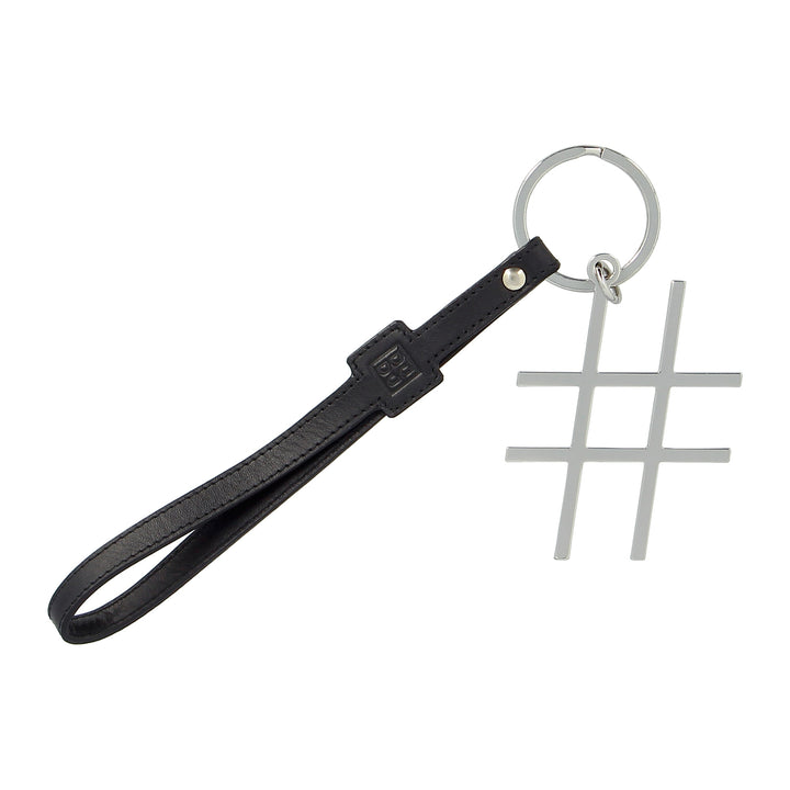 DUDU Keychain in the shape of women's leather leather with ring with ring