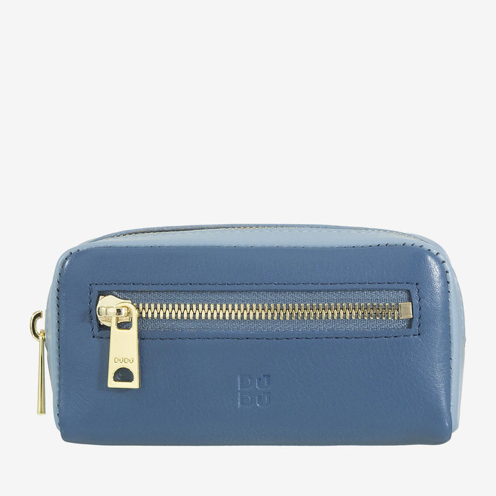 Colorful unisex key ring in genuine calf leather by DUDU