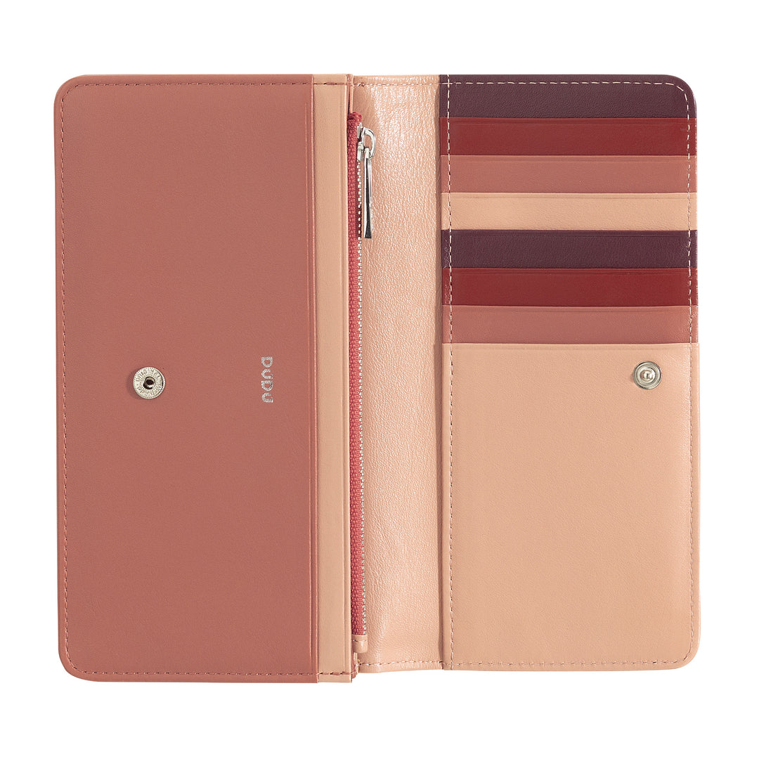 Dudu World World Women in Multicolor Soft Leather RFID Pun