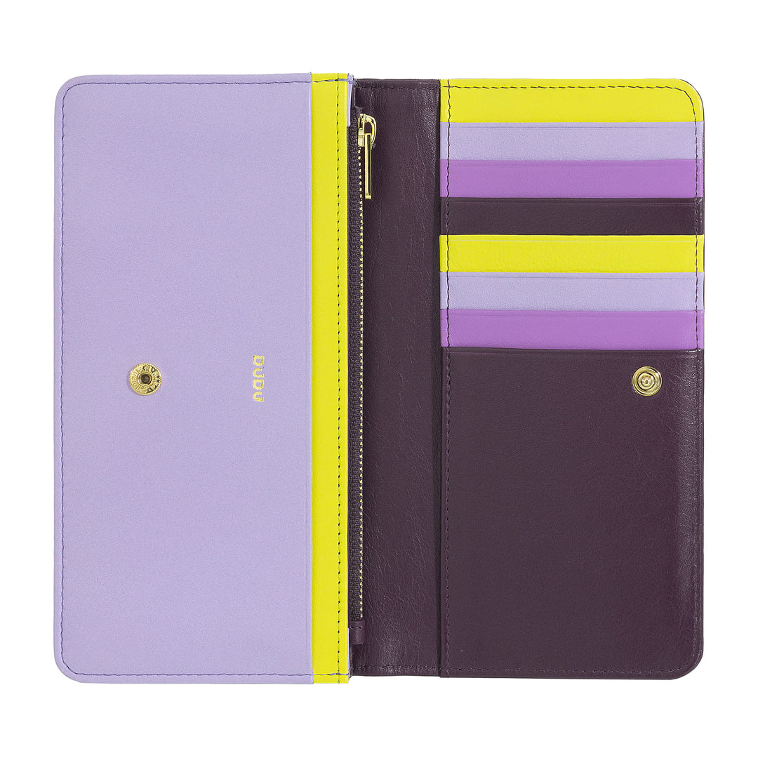 Dudu World World Women in Multicolor Soft Leather RFID Pun