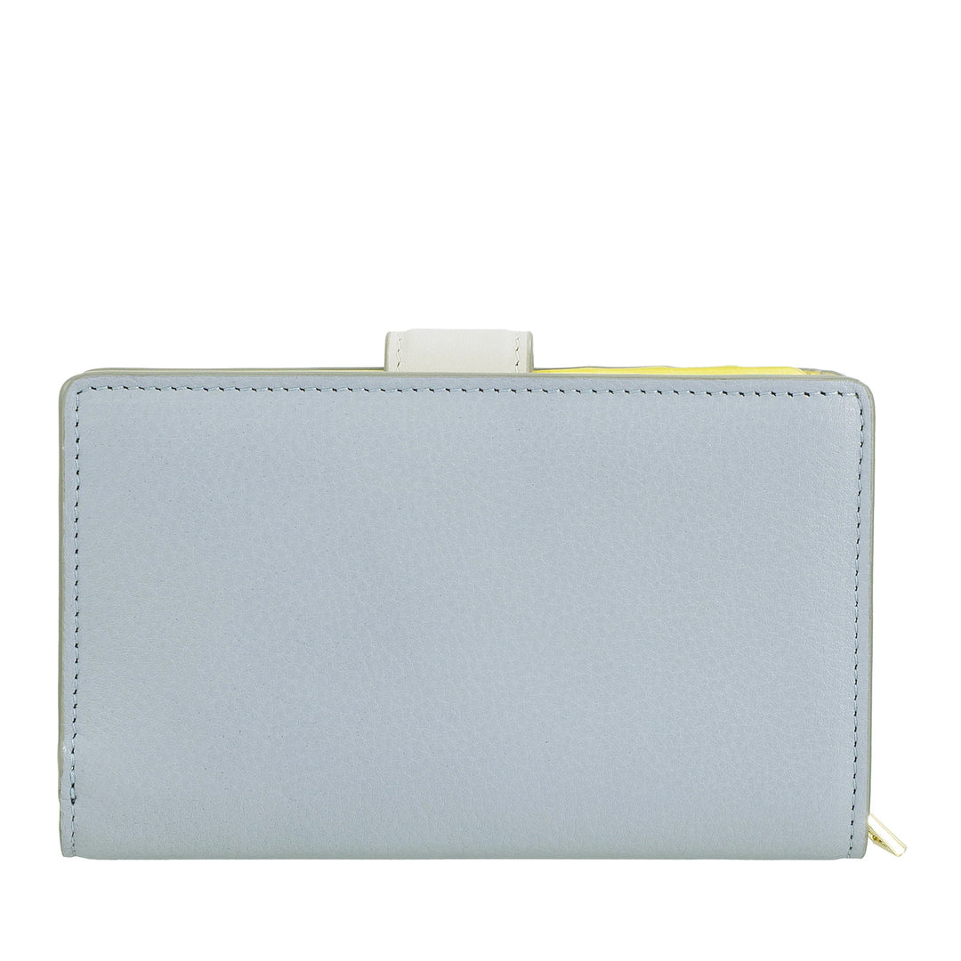 DUDU Damen-Geldbörse aus Leder mit Reißverschluss, Münzbörse und Kartenhalter – elegante und funktionale Damen-Geldbörsen für Karten, Geldscheine und Münzen
