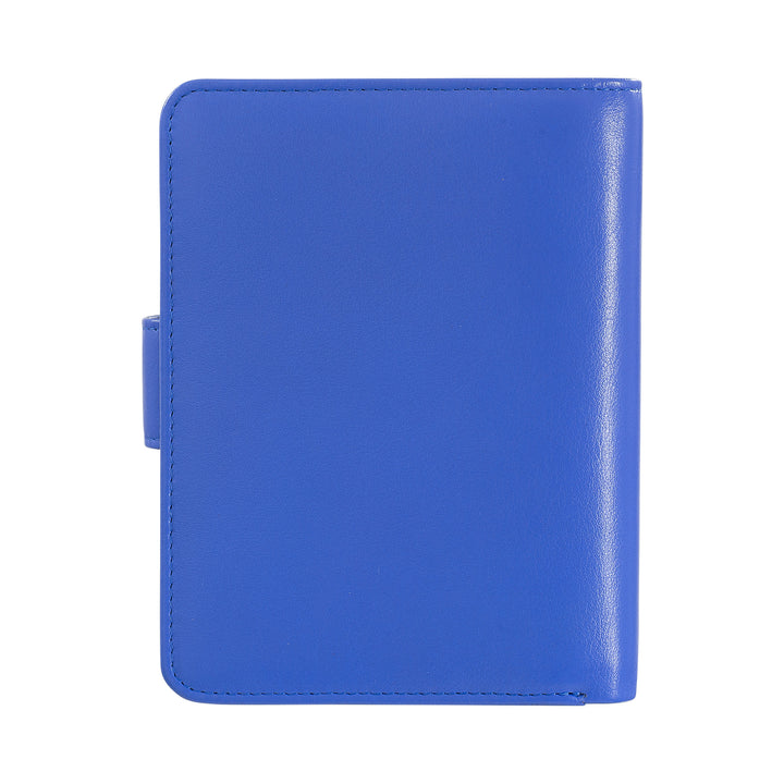 Dudu Women's Women in Soft Leather Colored RFID -blok med Zip Credit Card Holder Doors