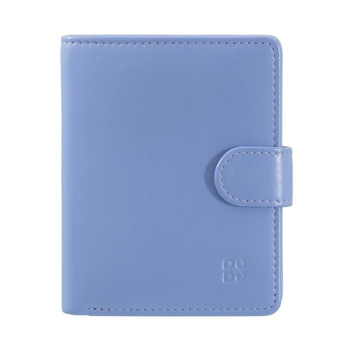 Dudu Women's Wallet in Vera Little Leather Leather Rfid Leather with Crescete Hinge Door Banknotes, External Closure