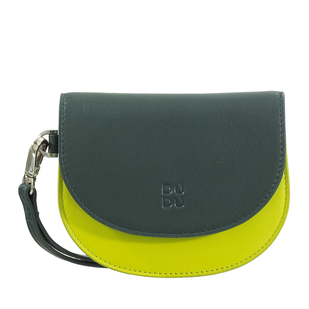 Dudu Women's Wall Wallet Wallet, lille farverig portefølje portamonete carter pengesedler med laccetto