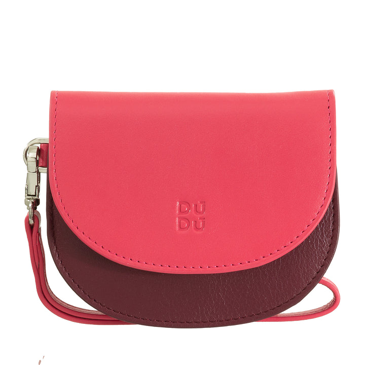Dudu Women's Wall Wallet Wallet, lille farverig portefølje portamonete carter pengesedler med laccetto