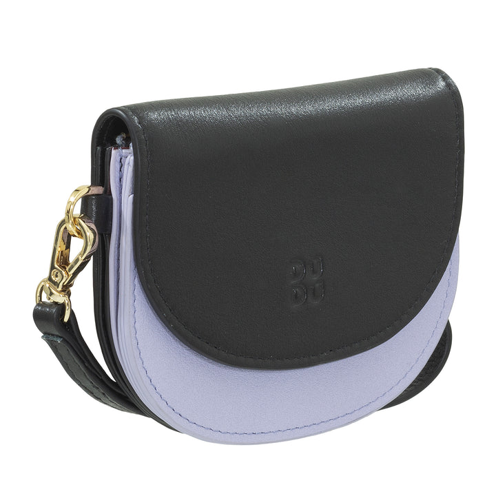 Dudu Women's Wall Wallet Wallet, lille farverig portefølje portamonete carter pengesedler med laccetto