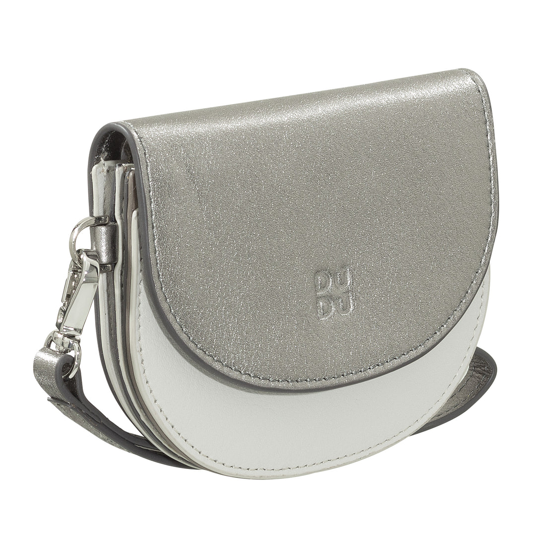 Dudu Women's Wall Wallet Wallet, lille farverig portefølje portamonete carter pengesedler med laccetto