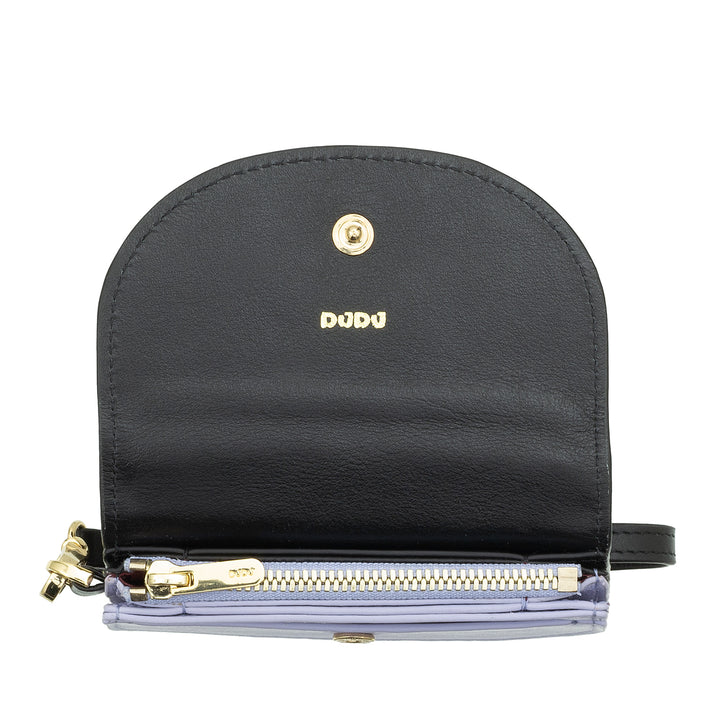 Dudu Women's Wall Wallet Wallet, lille farverig portefølje portamonete carter pengesedler med laccetto