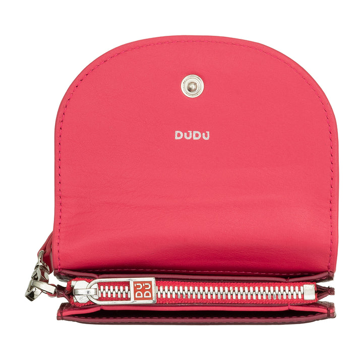 Dudu Women's Wall Wallet Wallet, lille farverig portefølje portamonete carter pengesedler med laccetto
