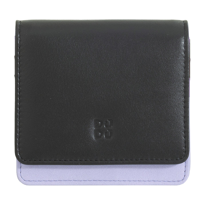 Dudu Women's Women Wallet in Skop Legant RFID Ultra Compact Farverig RFID med interne lynlås og 8 kortkortholdere