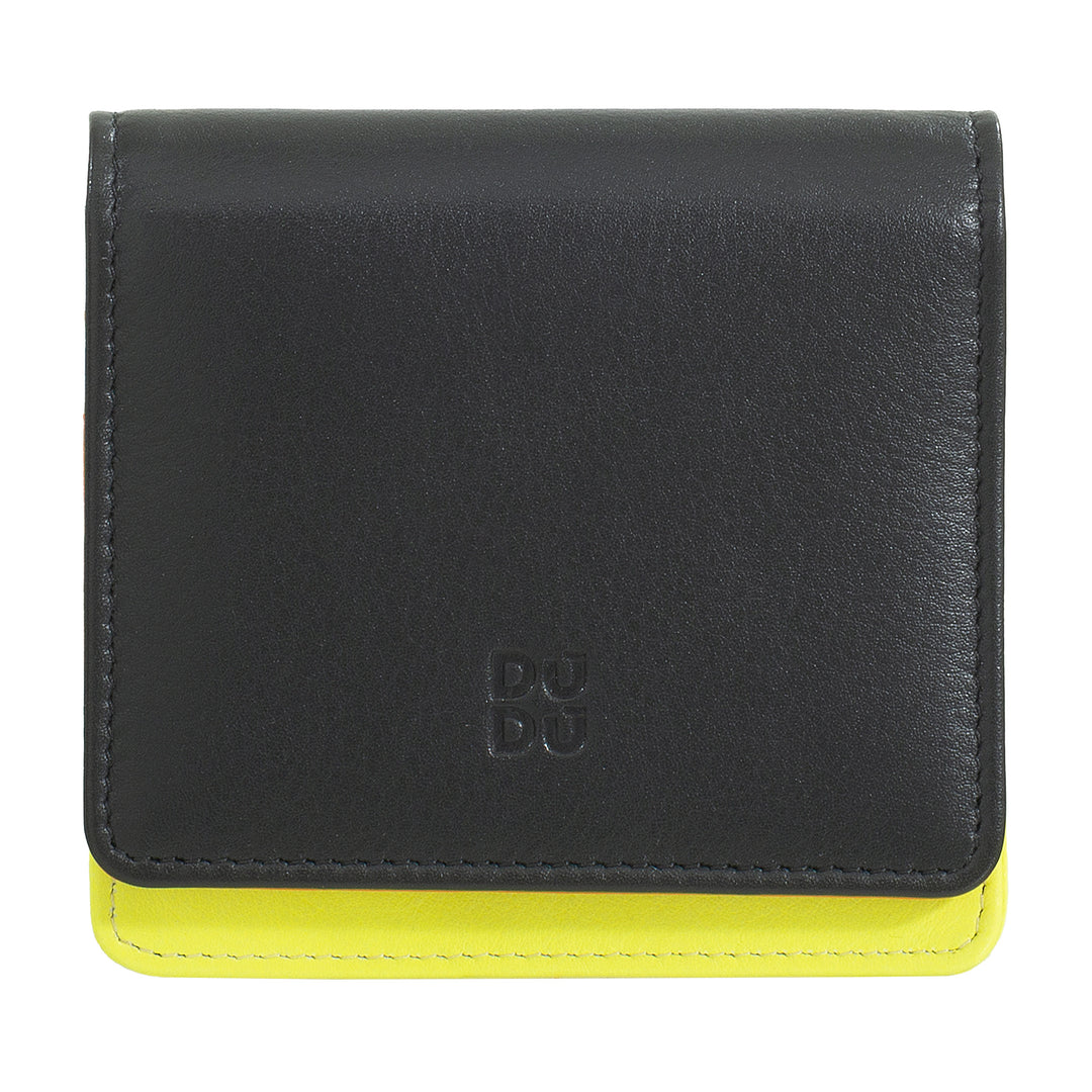 Dudu Women's Women Wallet in Skop Legant RFID Ultra Compact Farverig RFID med interne lynlås og 8 kortkortholdere