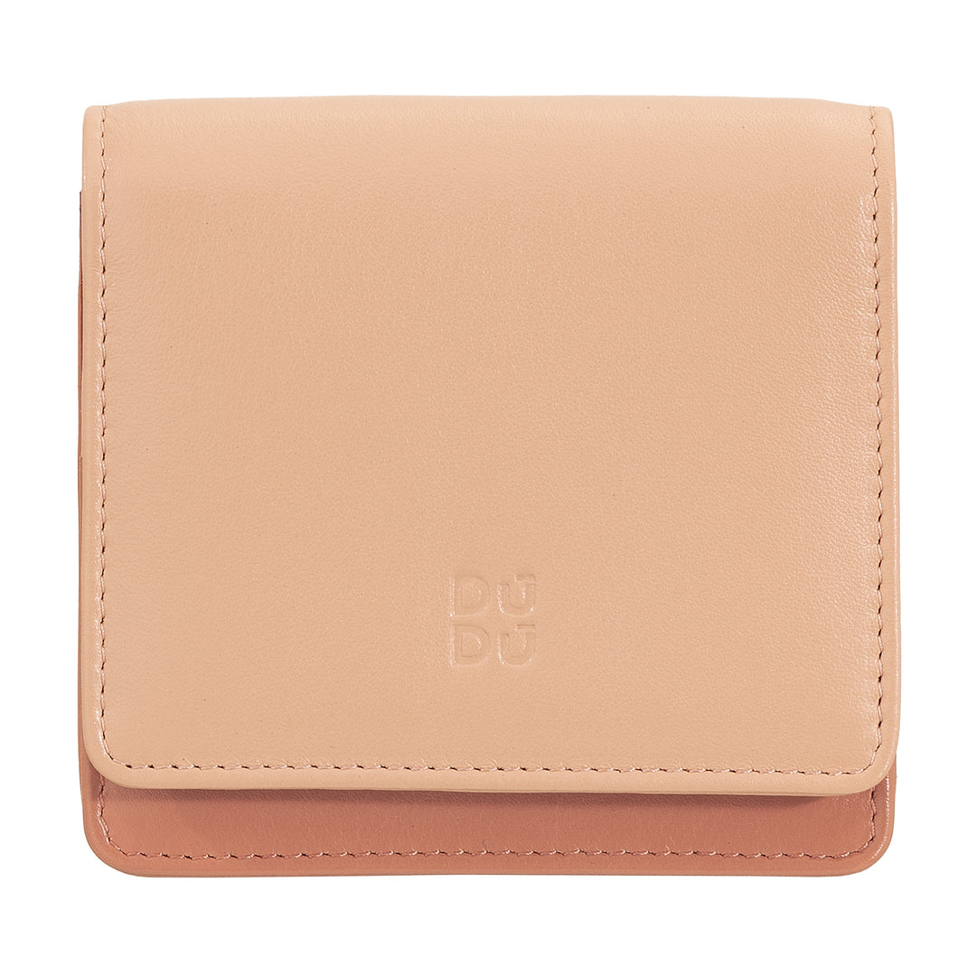 Dudu Women's Women Wallet in Skop Legant RFID Ultra Compact Farverig RFID med interne lynlås og 8 kortkortholdere