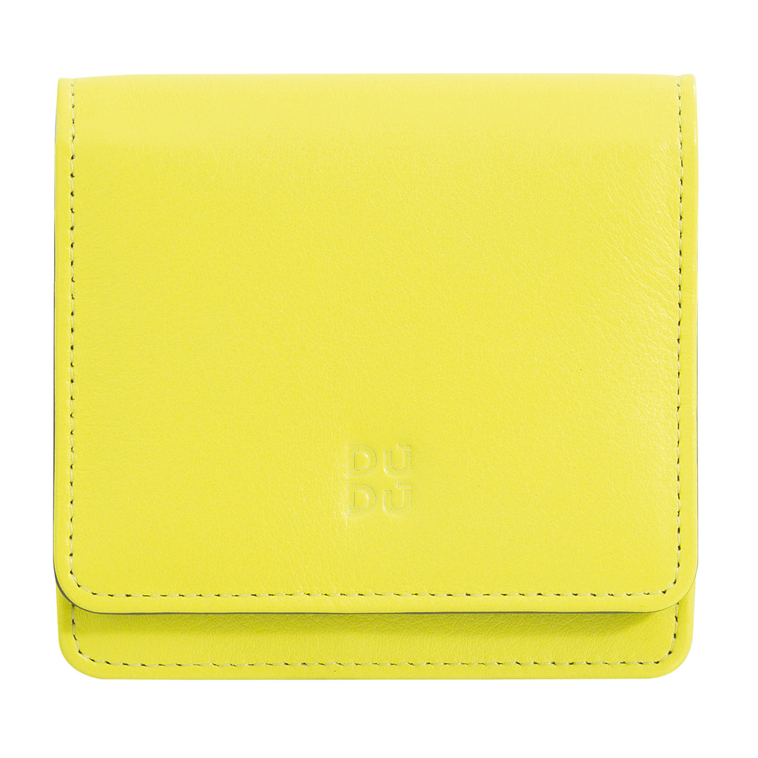 Dudu Women's Women Wallet in Skop Legant RFID Ultra Compact Farverig RFID med interne lynlås og 8 kortkortholdere