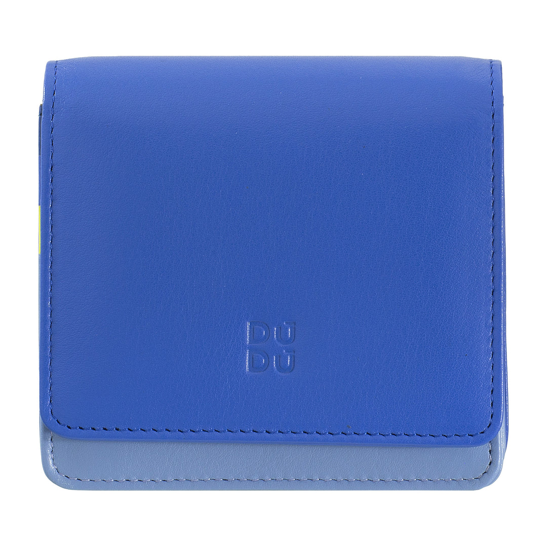 Dudu Women's Women Wallet in Skop Legant RFID Ultra Compact Farverig RFID med interne lynlås og 8 kortkortholdere