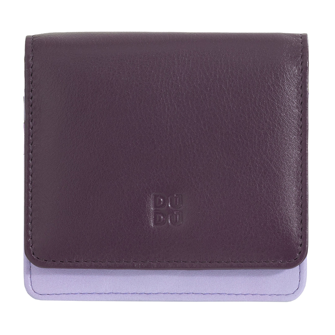 Dudu Women's Women Wallet in Skop Legant RFID Ultra Compact Farverig RFID med interne lynlås og 8 kortkortholdere