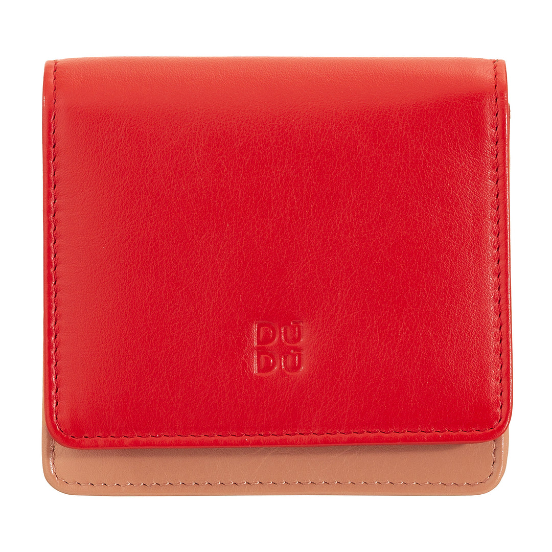 Dudu Women's Women Wallet in Skop Legant RFID Ultra Compact Farverig RFID med interne lynlås og 8 kortkortholdere