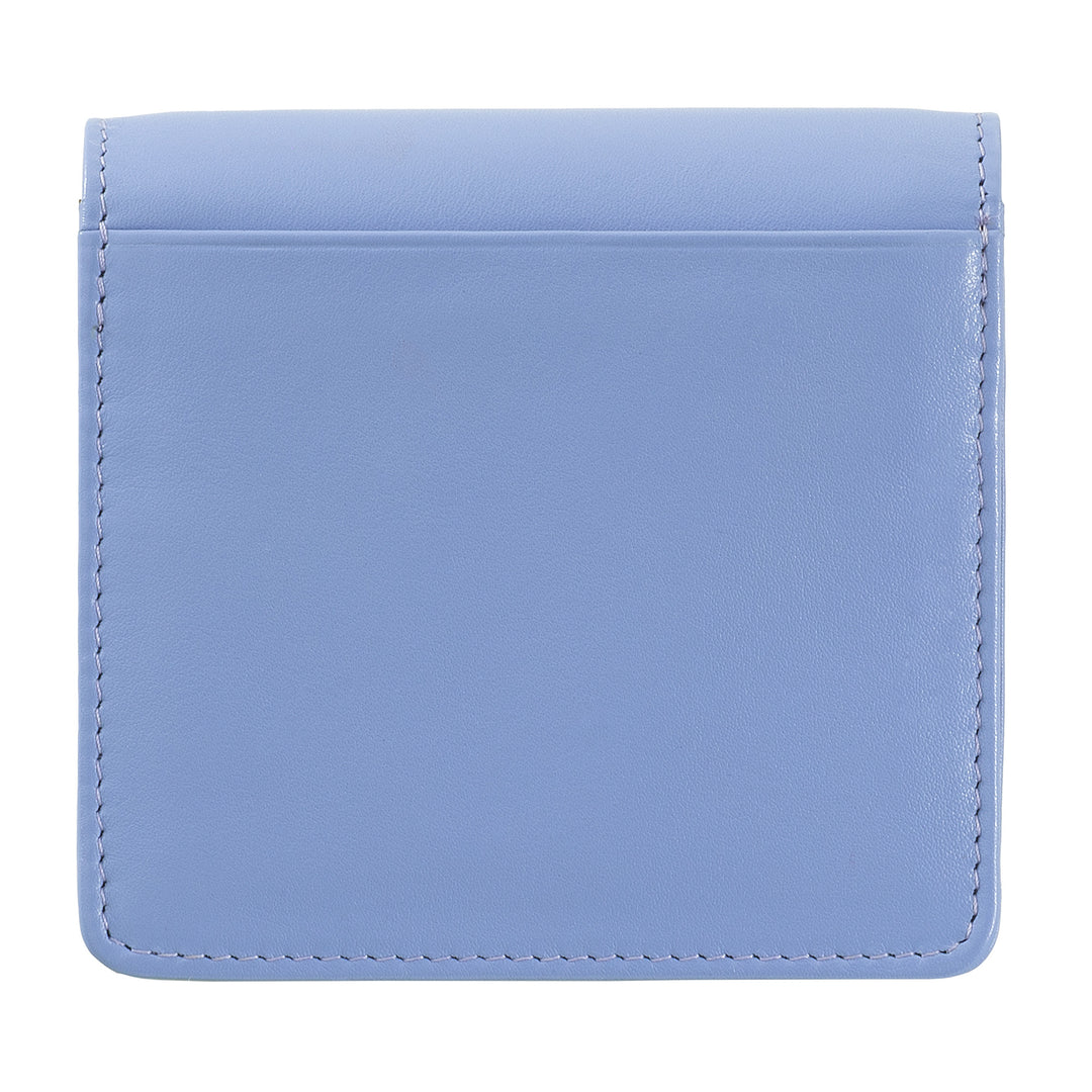 Dudu Women's Women Wallet in Skop Legant RFID Ultra Compact Farverig RFID med interne lynlås og 8 kortkortholdere