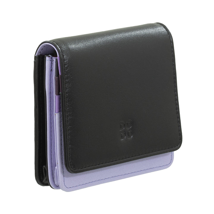 Dudu Women's Women Wallet in Skop Legant RFID Ultra Compact Farverig RFID med interne lynlås og 8 kortkortholdere