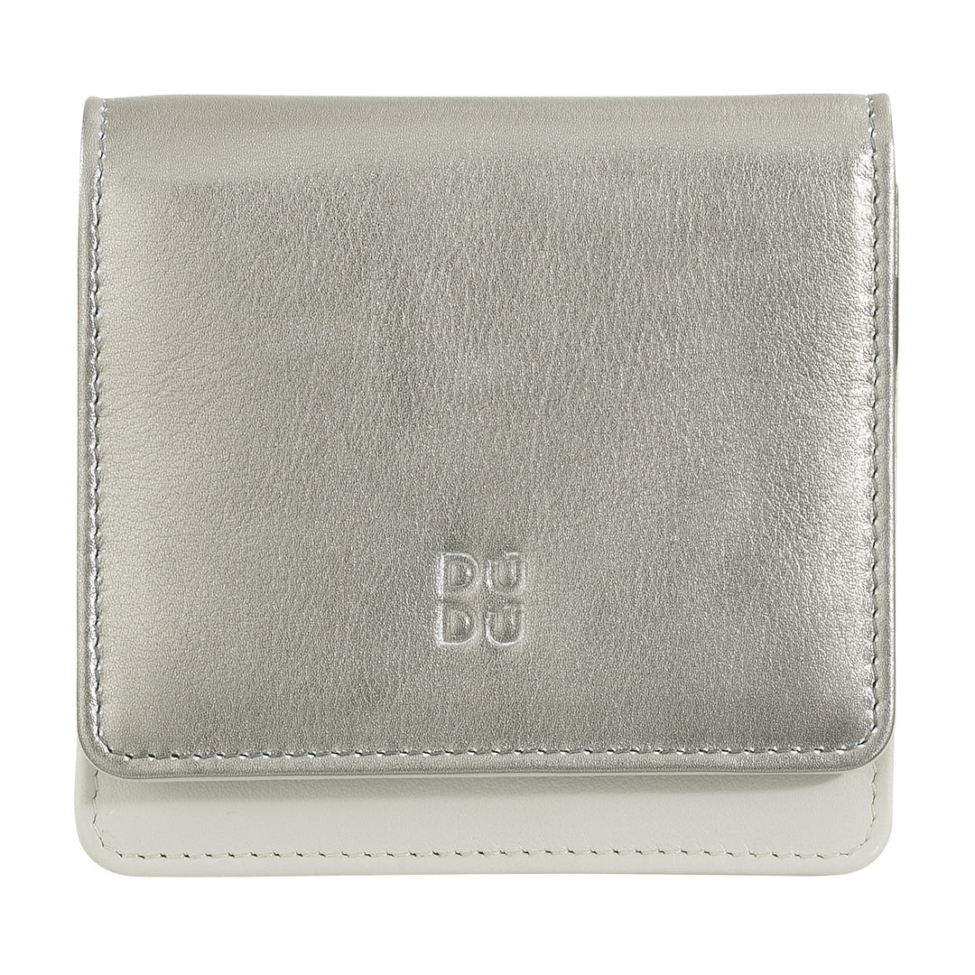 Dudu Women's Women Wallet in Skop Legant RFID Ultra Compact Farverig RFID med interne lynlås og 8 kortkortholdere