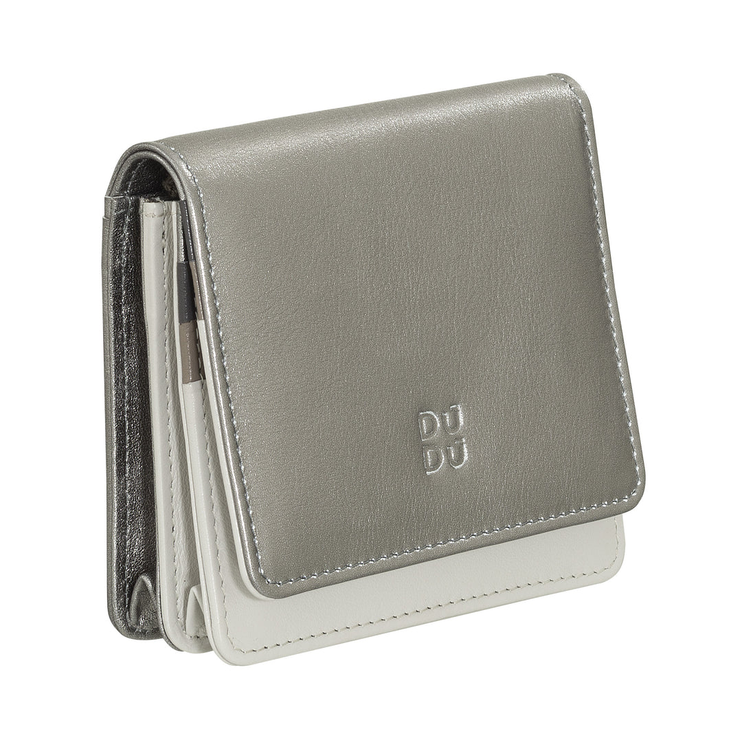 Dudu Women's Women Wallet in Skop Legant RFID Ultra Compact Farverig RFID med interne lynlås og 8 kortkortholdere