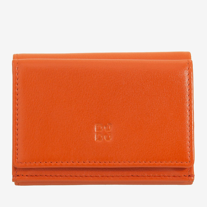 DUDU Kleine Herren-Geldbörse aus Leder, Damen-Geldbörsen, kompaktes Design mit Münzfach für Geldscheine und Karten