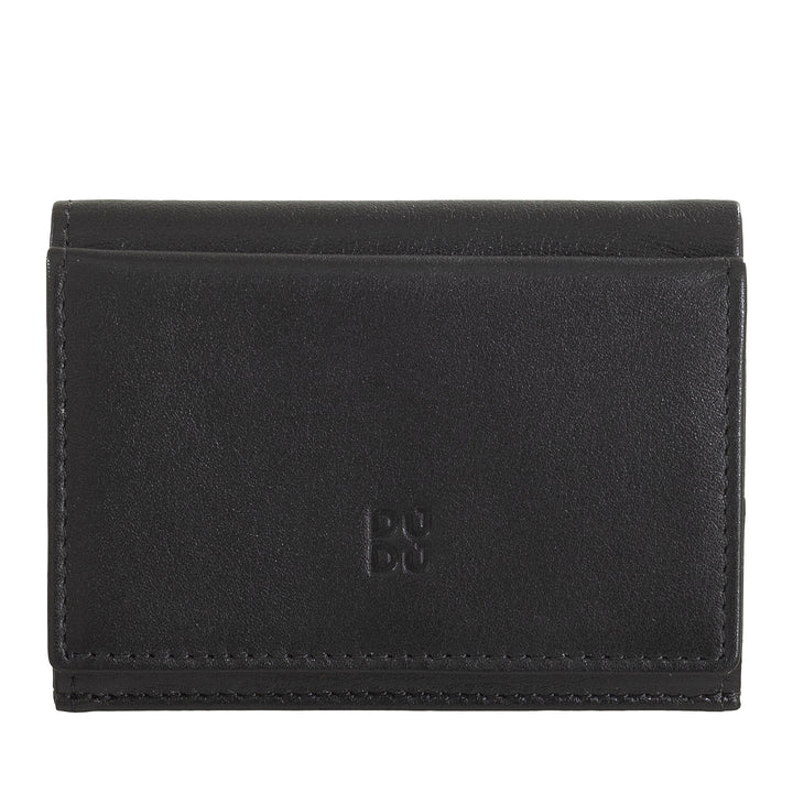 Dudu Small Men's Leather Wallet, Women's Wallet, Compact Design With Banknotes And Cards Doors Doors