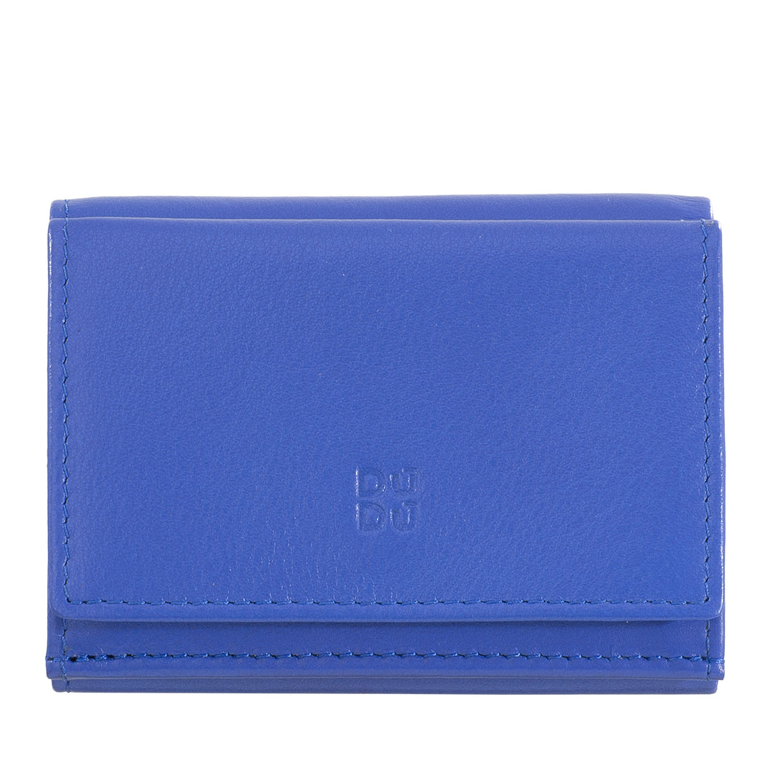 Dudu Small Men's Leather Wallet, Women's Wallet, Compact Design With Banknotes And Cards Doors Doors