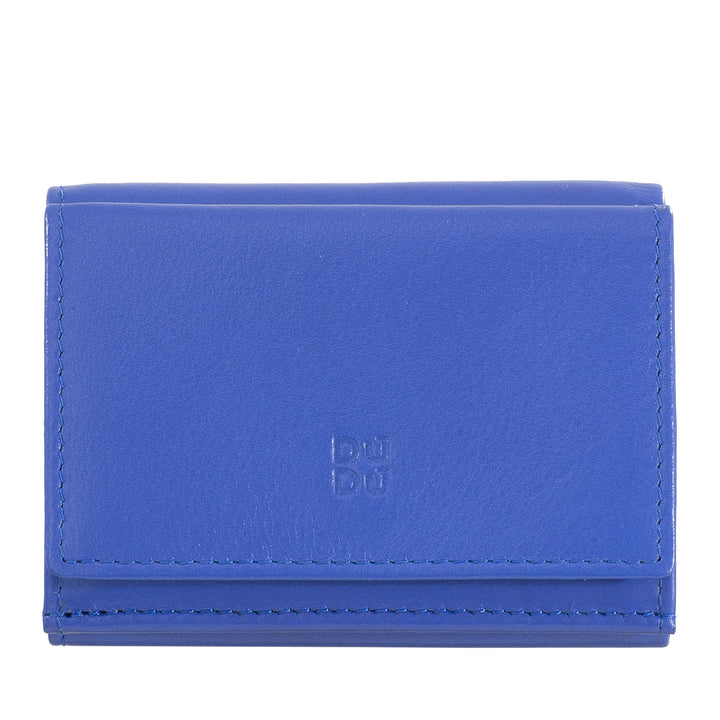 Dudu Small Men's Leather Wallet, Women's Wallet, Compact Design With Banknotes And Cards Doors Doors