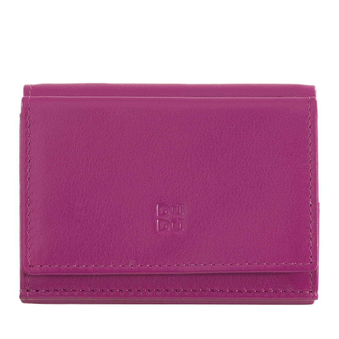 Dudu Small Men's Leather Wallet, Women's Wallet, Compact Design With Banknotes And Cards Doors Doors
