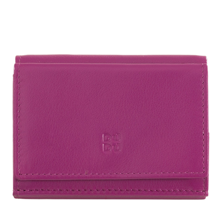 Dudu Small Men's Leather Wallet, Women's Wallet, Compact Design With Banknotes And Cards Doors Doors