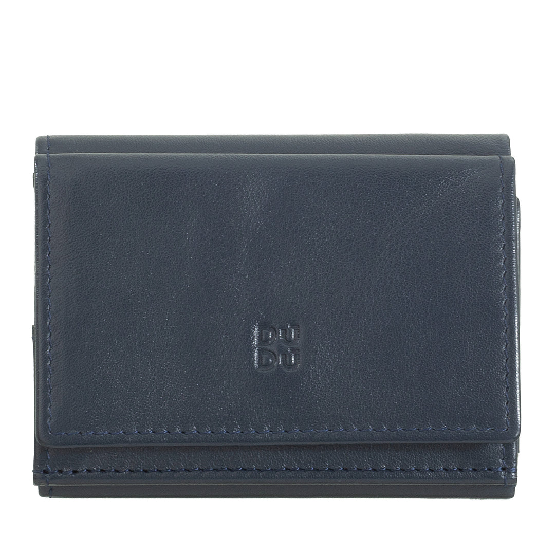 Dudu Small Men's Leather Wallet, Women's Wallet, Compact Design With Banknotes And Cards Doors Doors