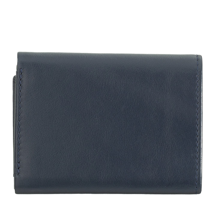 DUDU Men's Small Leather Wallet, Women's Wallet, Compact Design with Coin Wallet Banknotes and Cards