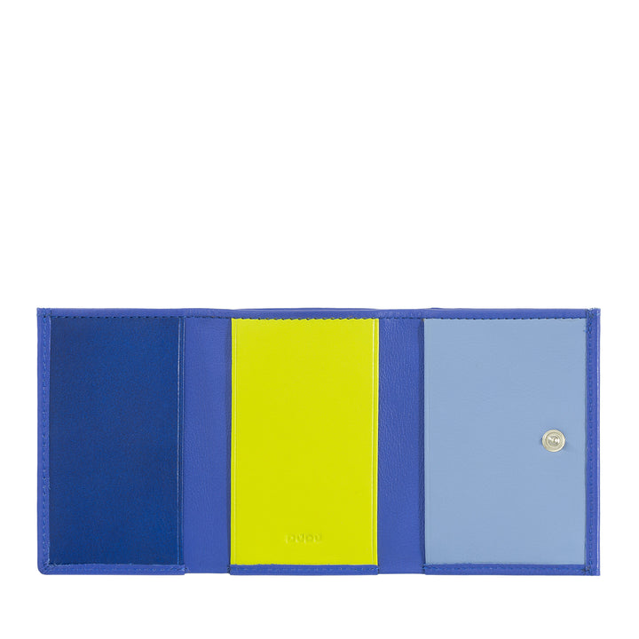 Dudu Small Men's Leather Wallet, Women's Wallet, Compact Design With Banknotes And Cards Doors Doors