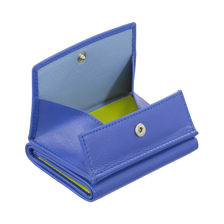 Dudu Small Men's Leather Wallet, Women's Wallet, Compact Design With Banknotes And Cards Doors Doors